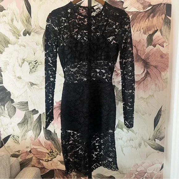 3d floral lace midi dress Blue Rosa Gown – 3D Floral Lace-up Prom & Evening Dress main image 1
